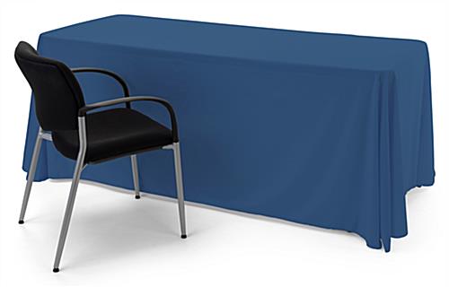 Polyester table cover is certified flame retardant 