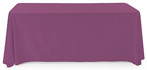 Polyester table covers with 6 foot length 