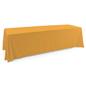 Golden polyester table cover with easy to maintain fabric 