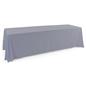 Polyester table cover with grey color