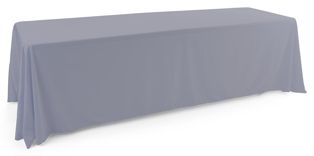 Polyester table cover with grey color