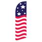Fade resistant Stars & Stripes feather banner