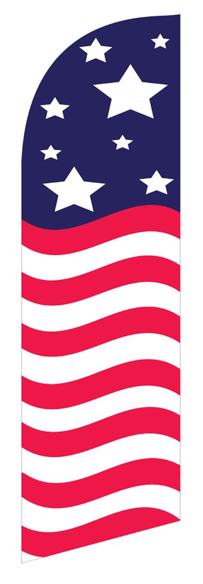 Stars & Stripes Feather Banner