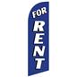 Replacement FOR RENT Blue Advertising Flag Banner