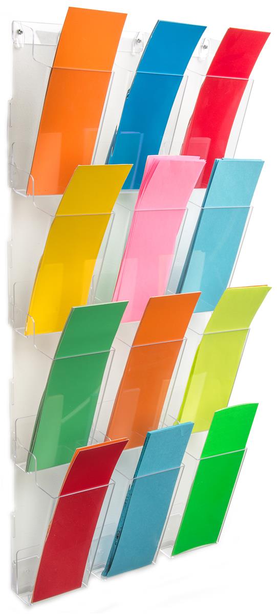 Brochure Organizer (12) FullView Pockets