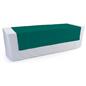 Dark green table runner made of high quality polyester 