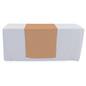 Beige table runner with polyester fabric