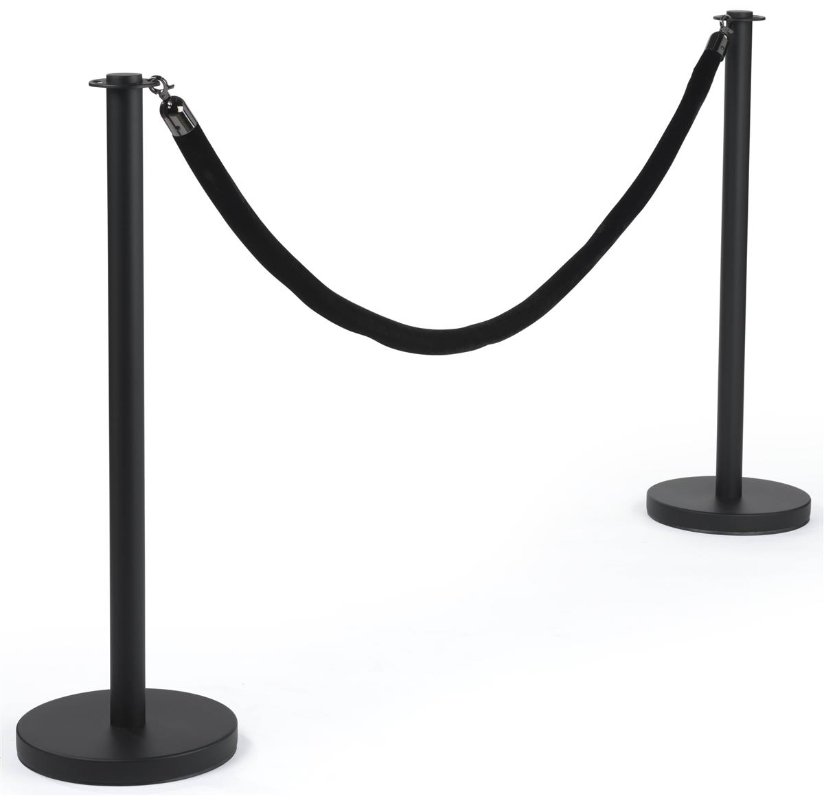 black-queue-stand-with-black-rope-2-poles-included