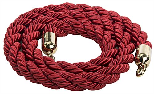 Red Nylon Twisted Barrier Rope