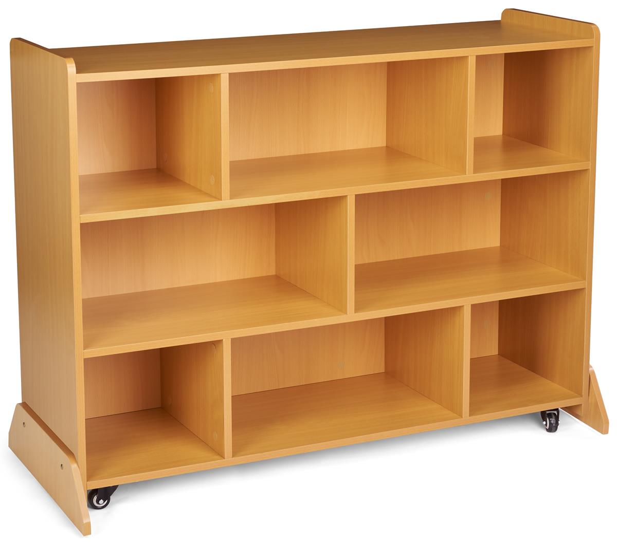 Rolling Classroom Organizer Shelves with Markerboard Easy Clean