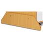 Mobile classroom bookcase with whiteboard and tip-resistant design
