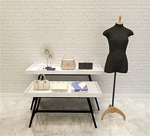 Dump bin table with two different sizes available