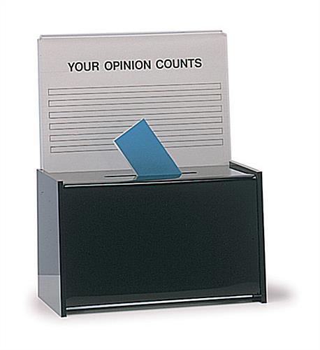 ballot boxes