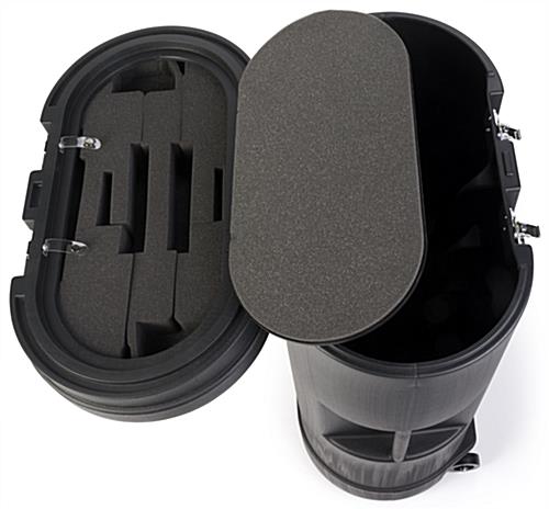 Black Custom Trade Show Pedestal