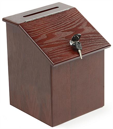 Mahogany Suggestion Box 