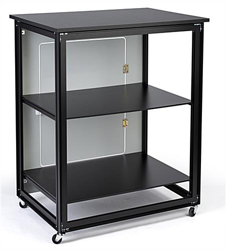 Portable counter frame included with 10' trade show booth kit 