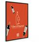 Black poster hanger fits 36 x 48  graphics
