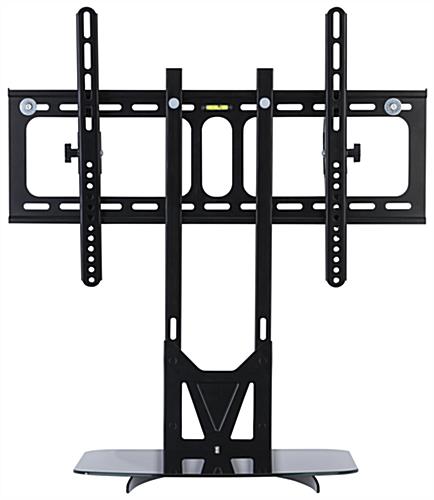 VESA Compliant TV Wall Mount with Floating Glass Shelf