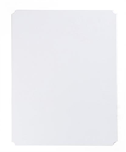 Individual white pvc panels for twist displays