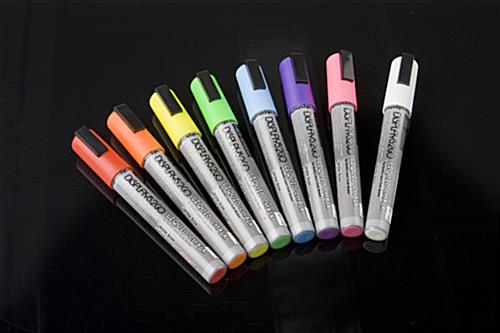 1 set Magnetic Liquid Chalk Markers Wet Erase Markers, 8 Pack, 8