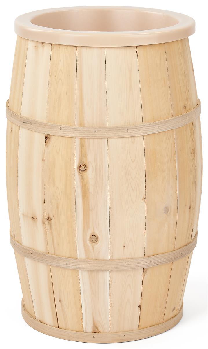 Food grade cedar barrel made of natural solid cedar wood