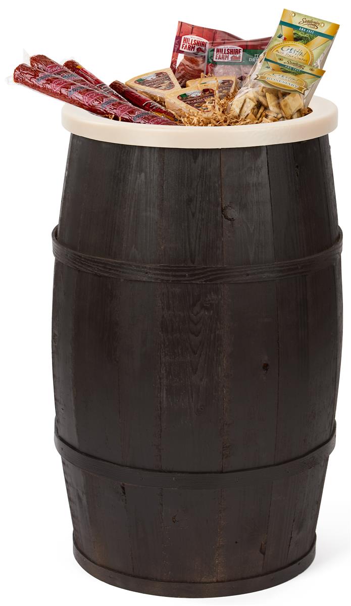 Food Grade Cedar Barrel Removable Plastic Liner