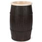 Food grade cedar barrel made of solid white cedar