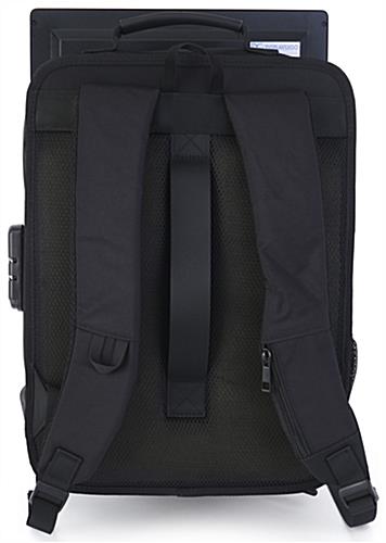 Digital backpack billboard with foam padded adjustable straps 