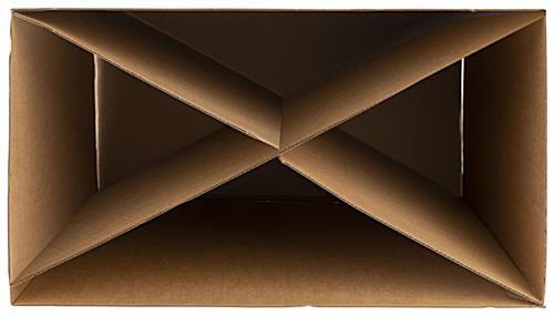 30 x 30 printed cardboard platform riser with x-shaped insert