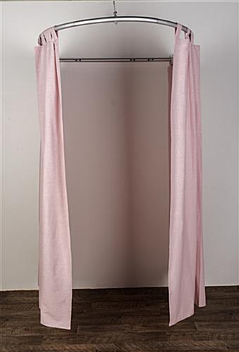 Semicircle changing room kit with pipe and drape design