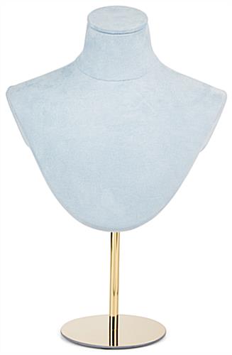 Jewelry bust stand with overall weight of 6.6 pounds