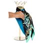 This jewelry bust display stand with crown is an elegant mannequin 