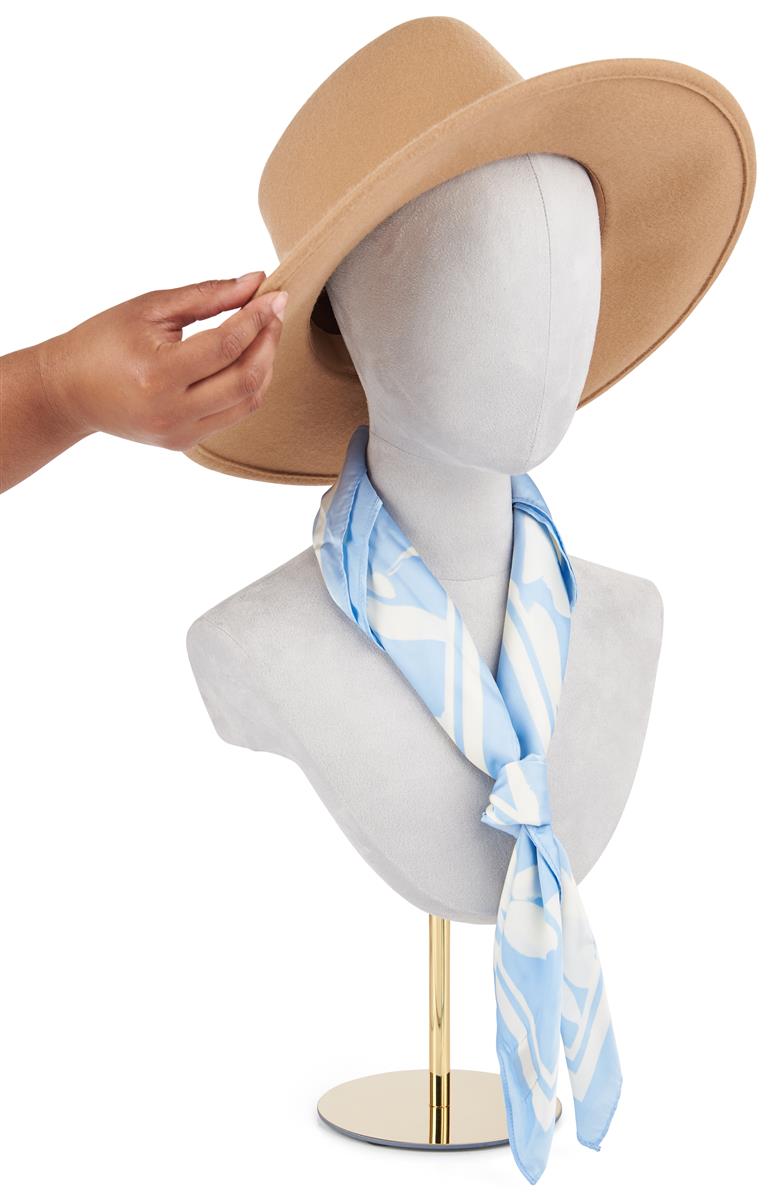 Jewelry Head Bust Display Suede Fabric