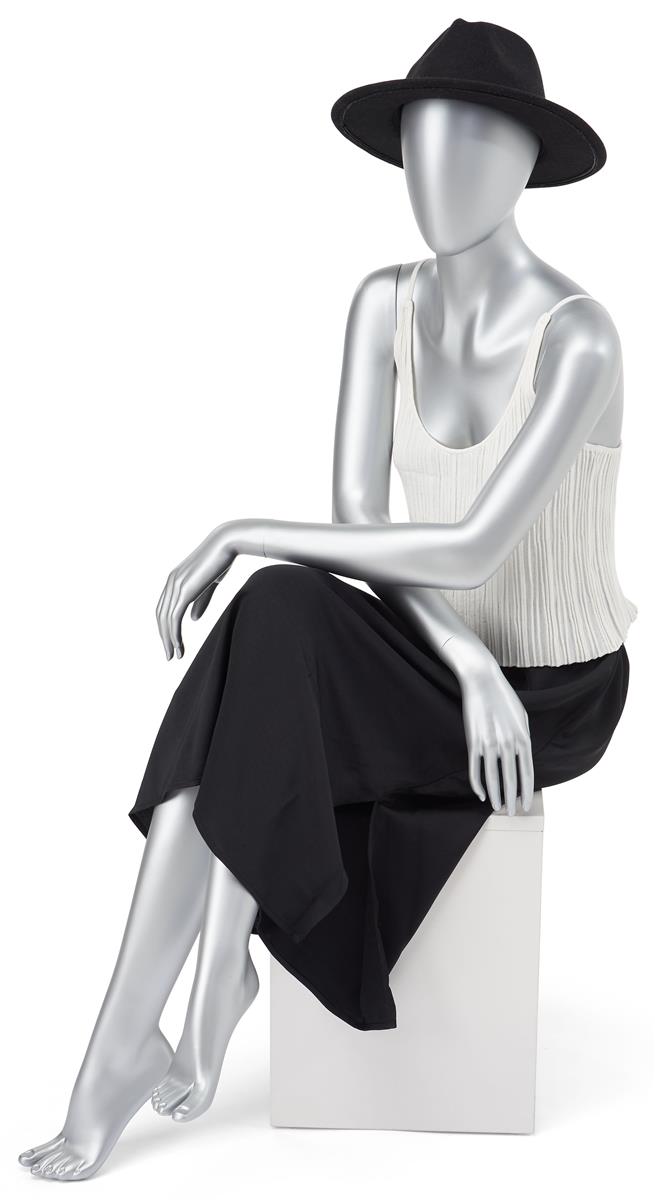 Abstract Seated Female Mannequin Full Body Design