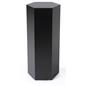 Hexagon retail pedestal with height of 30 inches