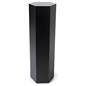 Hexagon Retail Pedestal | Made of Durable Black Particle Board