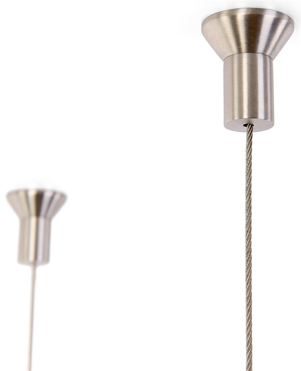 Cable Suspended Shelves Modular and Customizable Design