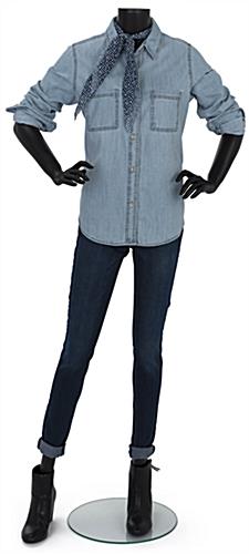 62 inch tall adult female headless mannequin with modern design