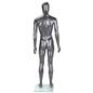 Full body male mannequin with calf propping rod