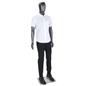 Glossy full body male mannequin with recyclable polypropylene construction