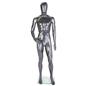Glossy gray abstract mannequins with removable arms and torso 