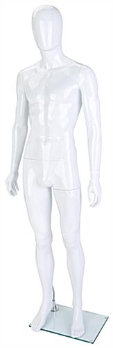 Full body male mannequin with removable arms and hands 