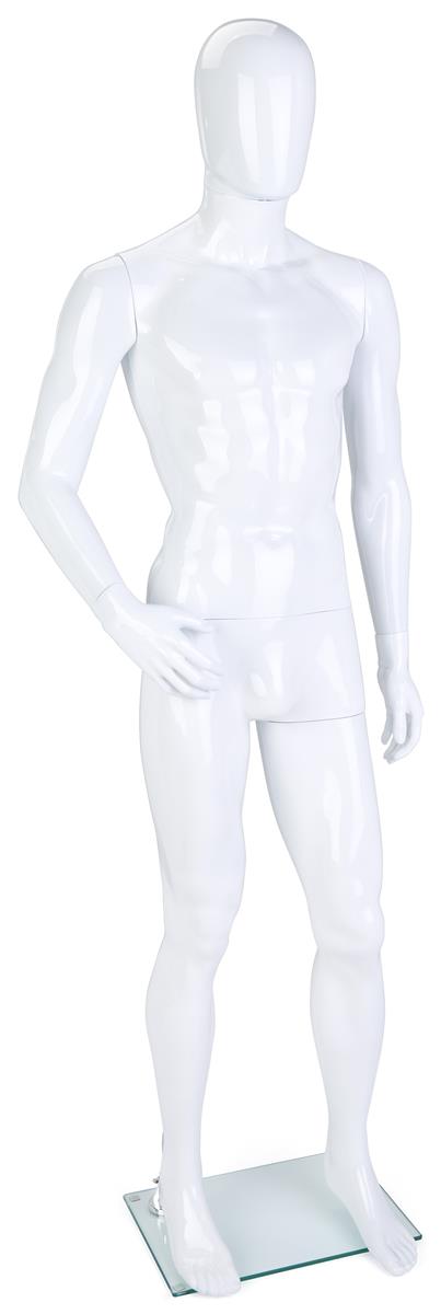 Abstract mannequins with durable polypropylene construction 