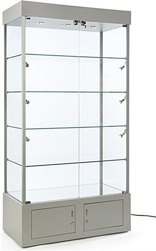Silver Display Case for Collectibles