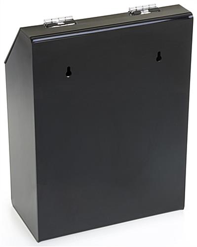 Black Recycled Acrylic Suggestion Box with slot holes