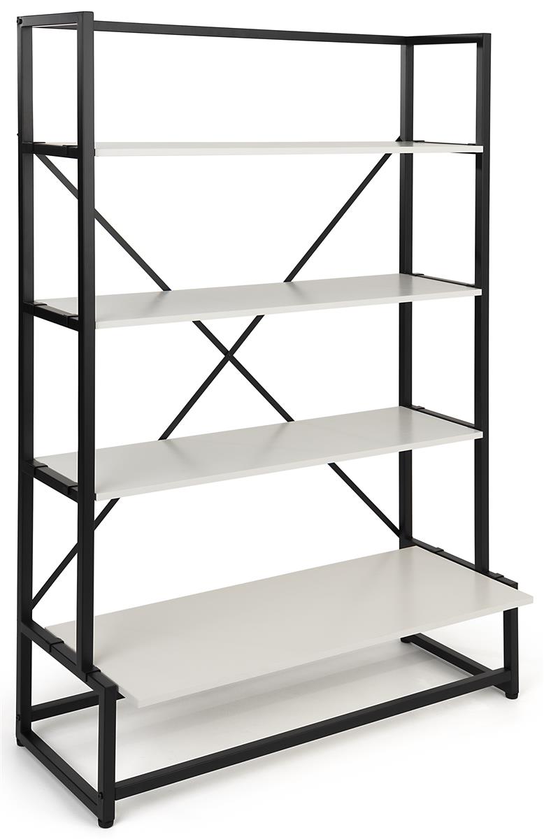 Folding Multi-Tier Retail Shelving | Modular Design