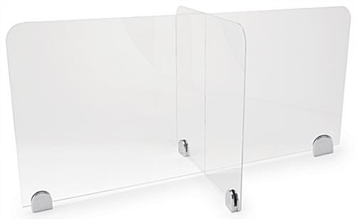 acrylic table divider shield