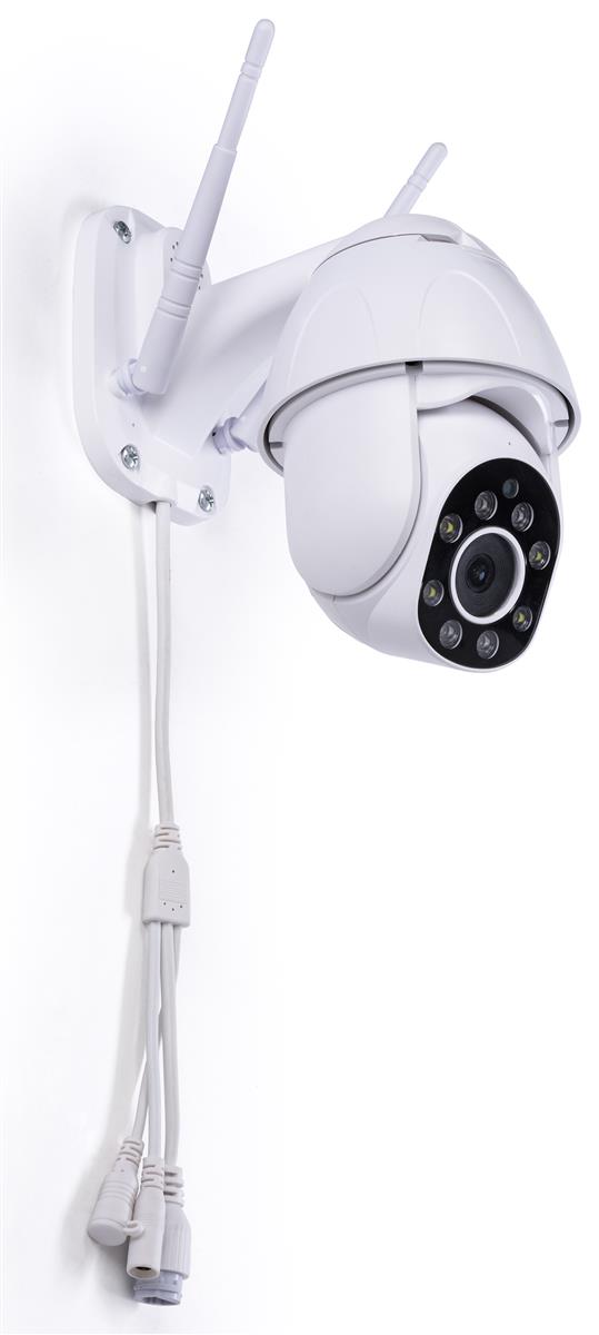 IP Outdoor kameraset Swivel with Night Vision CCTV Smartphone App 
