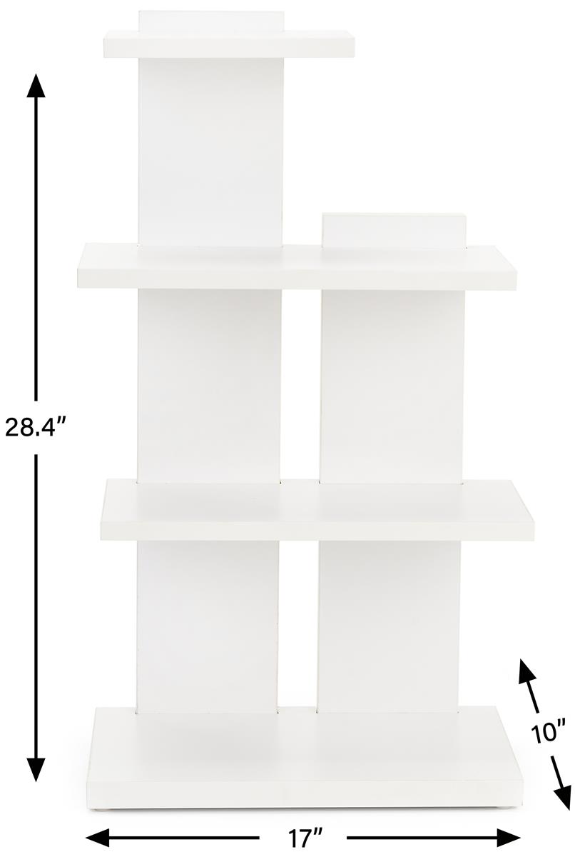 Tiered Retail Shelving Display 3 Level Design Tiered Retail Shelving Display 3