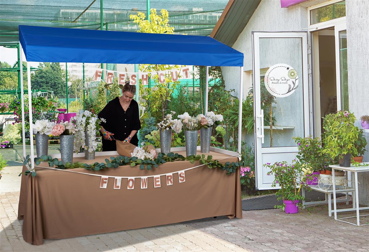 Table Top Canopy 6 Foot or 8 Foot Wide Design